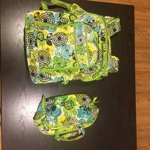 Vera Bradley backpack and lunch box